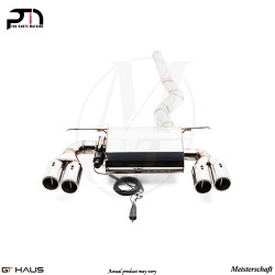 4x90mm Meisterschaft Stainless - GTC (EV Control) Exhaust for BMW F30 335i and 335xi Models